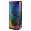 Defender BOOMER 35 nešiojamas Bluetooth garsiakalbis 30W su MP3/FM/SD/USB/AUX/TWS/LCD/RGB/MIC karaoke - juodas
