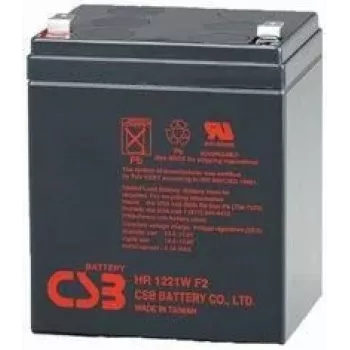 CSB Battery HR1221WF2 12V 5.3Ah AGM VRLA įkraunama baterija su F2 gnybtais