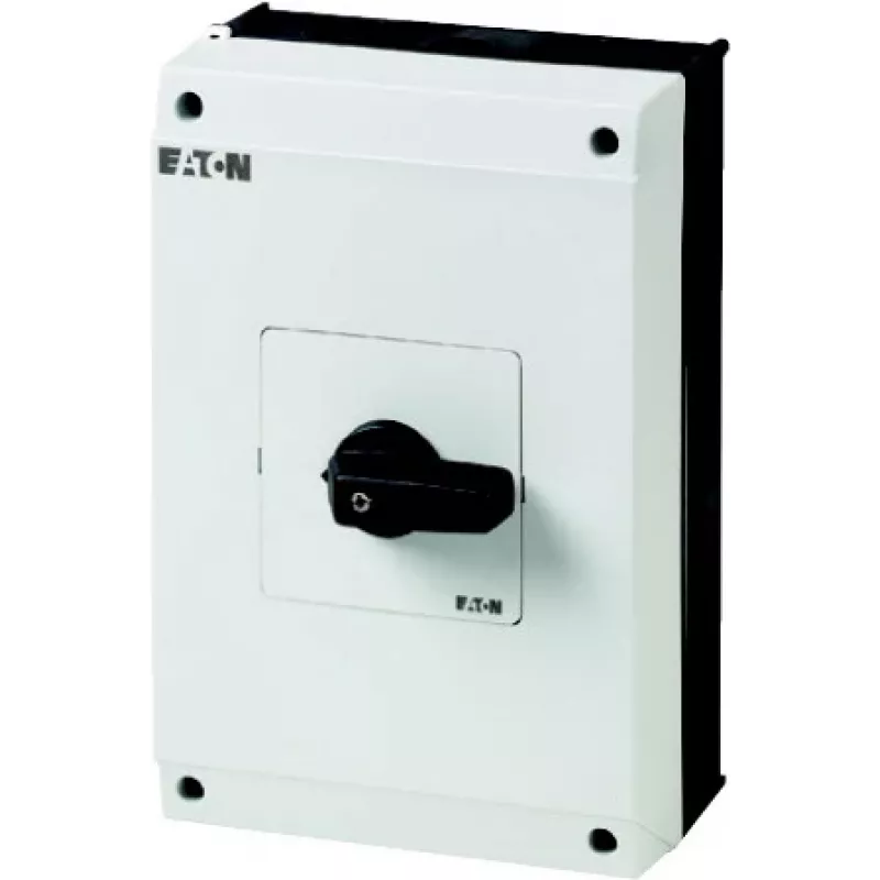 Eaton 207234 T5B-4-8410/I4 žvaigždės–trikampio jungiklis korpuse, 63 A, 0-Y-Δ, IP65
