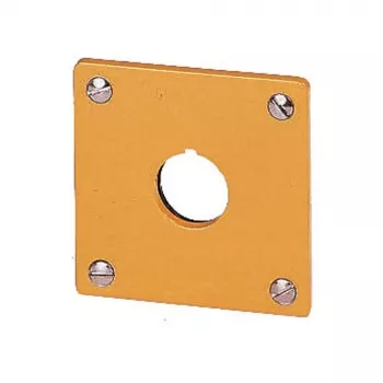 Eaton M22-EY1 montavimo plokštė, geltona, aliuminis, IP65, 72 x 72 mm 216542