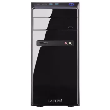 Captiva Business/Office I10-0563 stalinis kompiuteris - Intel Core Ultra 5 225H, 16GB DDR5, 500GB SSD + 4TB HDD, Wi-Fi 6E, be OS