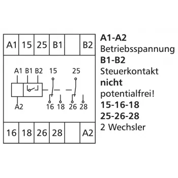METZ CONNECT 11027613 daugiafunkcė laiko relė, 24V AC/DC, 2W, 1 CO, 0,05s-100h, DIN bėgiui