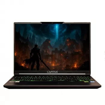 Captiva Advanced Gaming I95-154GE 16 inch QHD+ 165Hz žaidimų nešiojamasis kompiuteris - Intel Core i7-14650HX, 64GB DDR5, 4TB SSD, GeForce RTX 5060, be OS