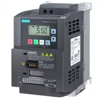 Siemens SINAMICS G120C kompaktinis inverteris 1,1 kW su integruotu filtru, 3 AC 380-480 V, IP20, FSAA 6SL32105BB211BV1