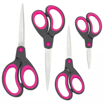 Rapesco Soft Grip žirklių rinkinys, 4 vienetai (1575)