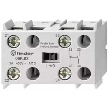 Finder pagalbinis kontaktų modulis 6K.04 serijos monitoringo relėms (06K.03)