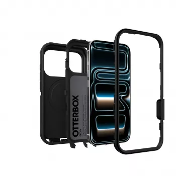 OtterBox Defender Pro MagSafe Camera Control Oscars dėklas skirtas Apple iPhone 15 Pro Max - juodas - (77-000943)