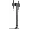 MANHATTAN Ultra Slim TV stovas 32 inch-70 inch ekranams iki 40 kg, pakreipimas -10° iki 3°, reguliuojamas aukštis, telpa už TV spintelės, juodas/baltas (462044)