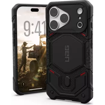 UAG Urban Armor Gear Monarch Pro MagSafe dėklas Apple iPhone 18 Pro/17 Pro - Kevlar juodas 114569113940