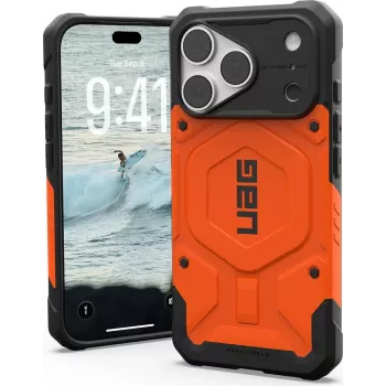 UAG Urban Armor Gear Pathfinder MagSafe dėklas Apple iPhone 18 Pro/17 Pro - oranžinis 114583119797