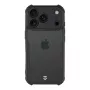 Tactical užpakalinis dangtelis Quantum Stealth iPhone 18 Pro permatomas/juodas