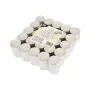 PAPSTAR arbatžvakės, baltos, 100 vienetų (13302)