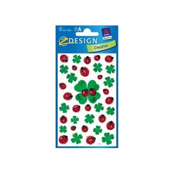AVERY Zweckform Lucky Charms apvalūs lipdukai, 30 mm, 100 etikečių, įvairiaspalviai, 10 lapų