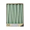 PAPSTAR 88341 vakarinės žvakės 25 cm jade žalios spalvos (4 vnt. pakuotė)