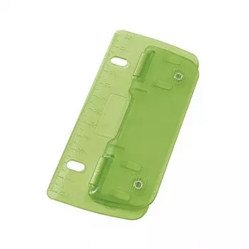 WEDO 67811 kišeninis skylių perforatorius, žalias, 2 skylės, 8 lapai