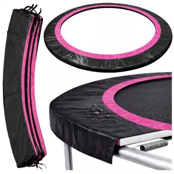 LEAN SPORT Spyruoklių dangtelis Sport Max 10ft batutui, juodas-rožinis