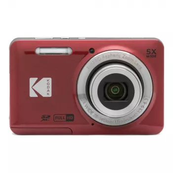 Kodak PIXPRO FZ55 raudonas kompaktiškas fotoaparatas FZ55RD