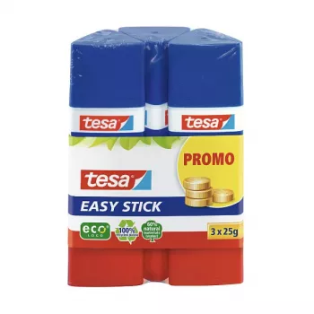 tesa EASY STICK ecoLOGO — 3 × 25 g — Klijų pieštukai