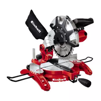 Einhell TC-MS 2513 L stalinė slenkamoji kampinė pjūklo mašina, 1600 W, 250 mm diskas, lazerinis kreiptuvas, raudona