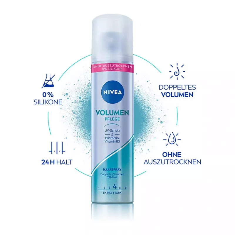 NIVEA VOLUME & HOLD Stilingo purškalas 75 ml