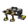 DEWALT 18V XR DCD800 ir DCF850 dviejų įrankių rinkinys su 2x 1.7Ah Powerstack baterijomis