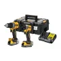 DEWALT 18V XR DCD800 ir DCF850 dviejų įrankių rinkinys su 2x 1.7Ah Powerstack baterijomis
