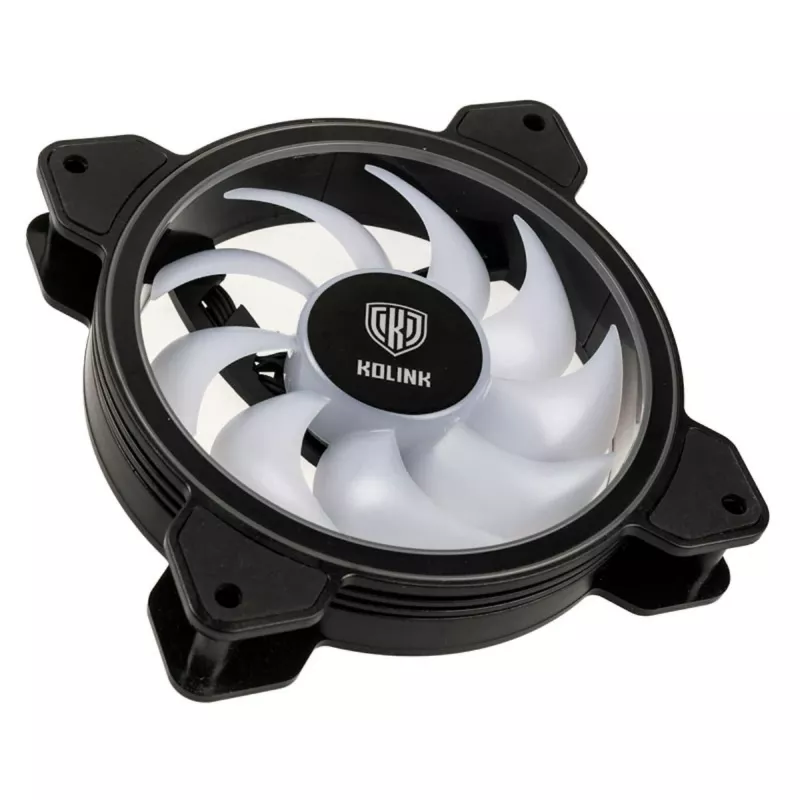 Kolink Umbra HDB ARGB LED PWM 120mm ventiliatorius - juodas/baltas
