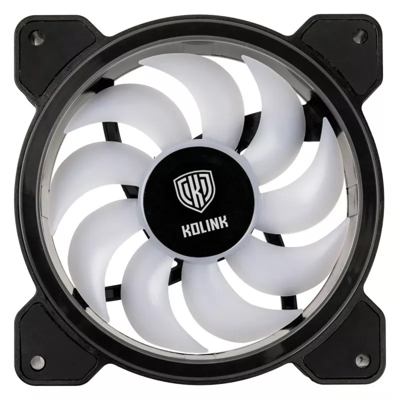 Kolink Umbra HDB ARGB LED PWM 120mm ventiliatorius - juodas/baltas