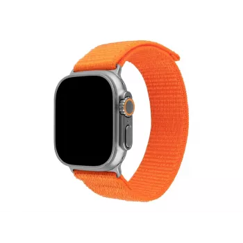 FIXED Sporty apyrankė Apple Watch Ultra 49mm, oranžinė nailono, 160-210mm, G-hook