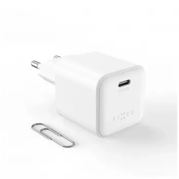 Fiksuotas mini GaN maitinimo adapteris su USB-C išėjimu ir PD palaikymu, 65W