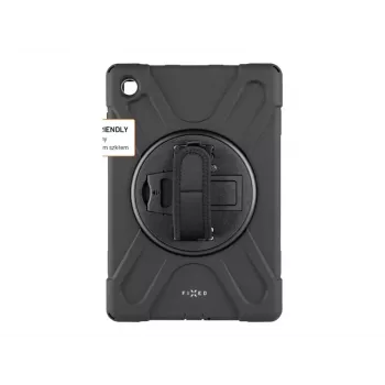 Fiksuotas Samsung Galaxy Tab A7 Lite silikoninis dėklas - juodas