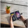 Fixed Opus knyginis dėklas Xiaomi Redmi Note 15 Pro 5G - oda, juodas