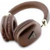 GUESS Bluetooth 5.3 ausinės su 4G Triangle logotipu, rudos