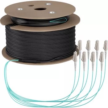 EFB Elektronik magistralinis kabelis U-DQ ZN BH OM3 8G 1x8 LC-LC 80m Dca LSZH O8322S80OM3