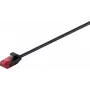 Goobay CAT 6 Slim Patch Cable, U/UTP, juodas, 0,5 m 93713