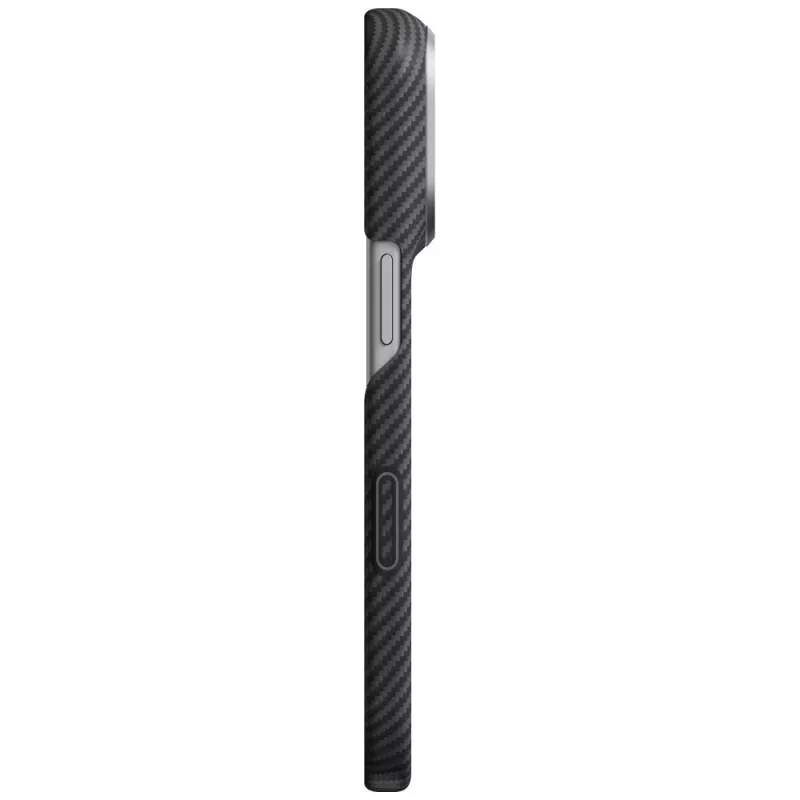 PITAKA Edge dėklas iPhone 18 Pro / 17 Pro - juodas/pilkas