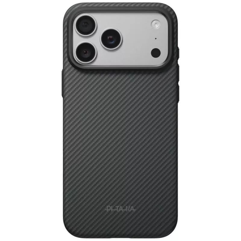 PITAKA Summa dėklas iPhone 18 Pro Max / 17 Pro Max, juodas-pilkas