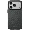 PITAKA Summa dėklas iPhone 18 Pro / 17 Pro, juodai pilkas