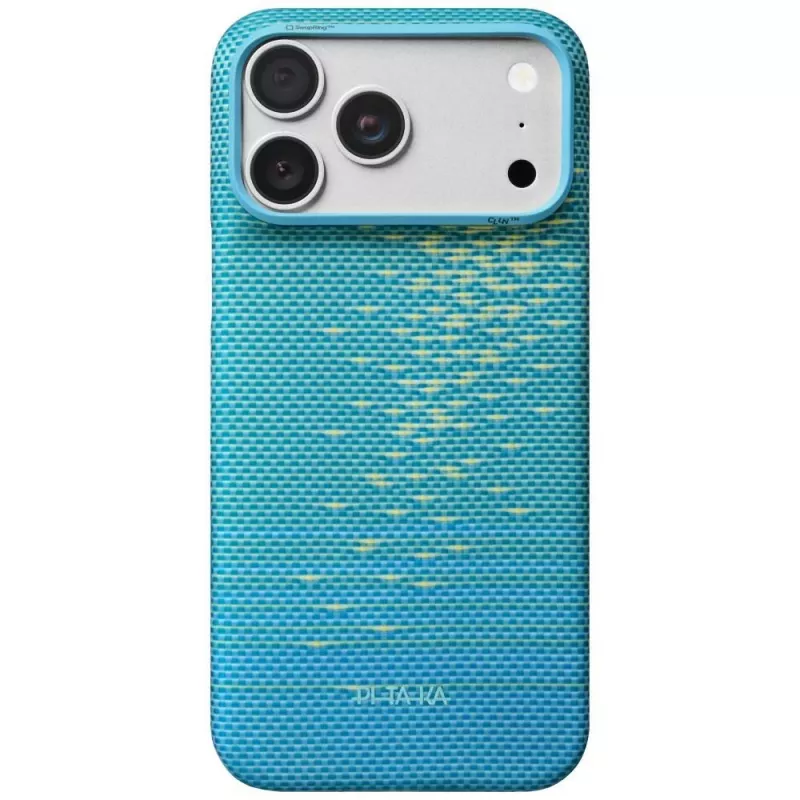 PITAKA Edge Case MagSafe dėklas iPhone 18 Pro Max / 17 Pro Max - Lucid Blue