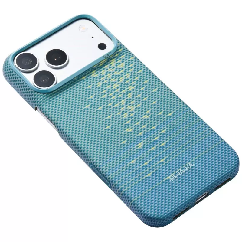 PITAKA Edge Case MagSafe dėklas iPhone 18 Pro Max / 17 Pro Max - Lucid Blue