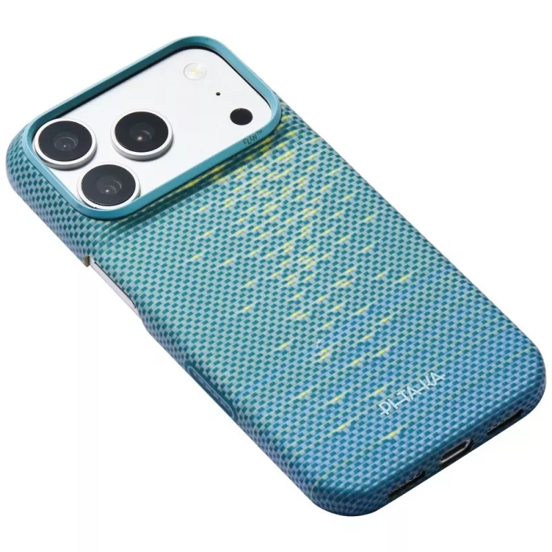PITAKA Edge Case MagSafe, skirtas iPhone 18 Pro / 17 Pro - Lucid Blue