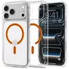 Spigen Ultra Hybrid MagSafe dėklas iPhone 17 Pro / 18 Pro - permatomas/oranžinis