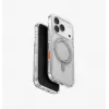 UNIQ Swivix dėklas iPhone 17 Pro su 360° besisukančiu stovu, permatomas