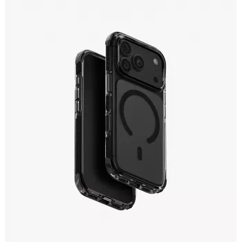 UNIQ Combat Magclick įkrovimo dėklas iPhone 18 Pro / 17 Pro - juodas