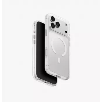 UNIQ Clario Magclick Charging permatomas dėklas iPhone 18 Pro Max / 17 Pro Max