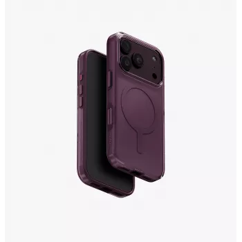 UNIQ Clario Eco Magclick įkrovimo dėklas iPhone 18 Pro/17 Pro - Violetinė