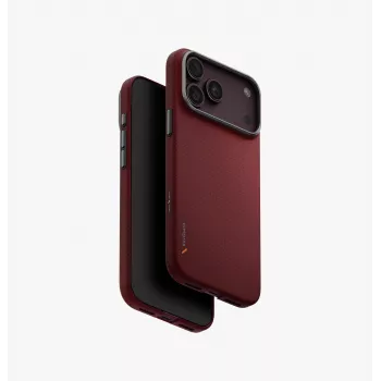 UNIQ Keva EDGE dėklas iPhone 18 Pro Max / 17 Pro Max su Magclick įkrovimu, juodas