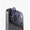UNIQ Optix Aluguard (DX2) fotoaparato objektyvo apsauga, skirta iPhone 18 Pro / iPhone 18 Pro Max – vaivorykštinė, su aplikatoriumi