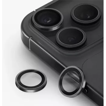 UNIQ Optix Prime apsauginė telefono kameros lęšių plėvelė iPhone 18 Pro / iPhone 18 Pro Max - Glacier Chrome su aplikatoriumi