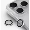 UNIQ Optix Prime apsauginės kameros lęšių plėvelės iPhone 18 Pro / iPhone 18 Pro Max - sidabrinės su aplikatoriumi